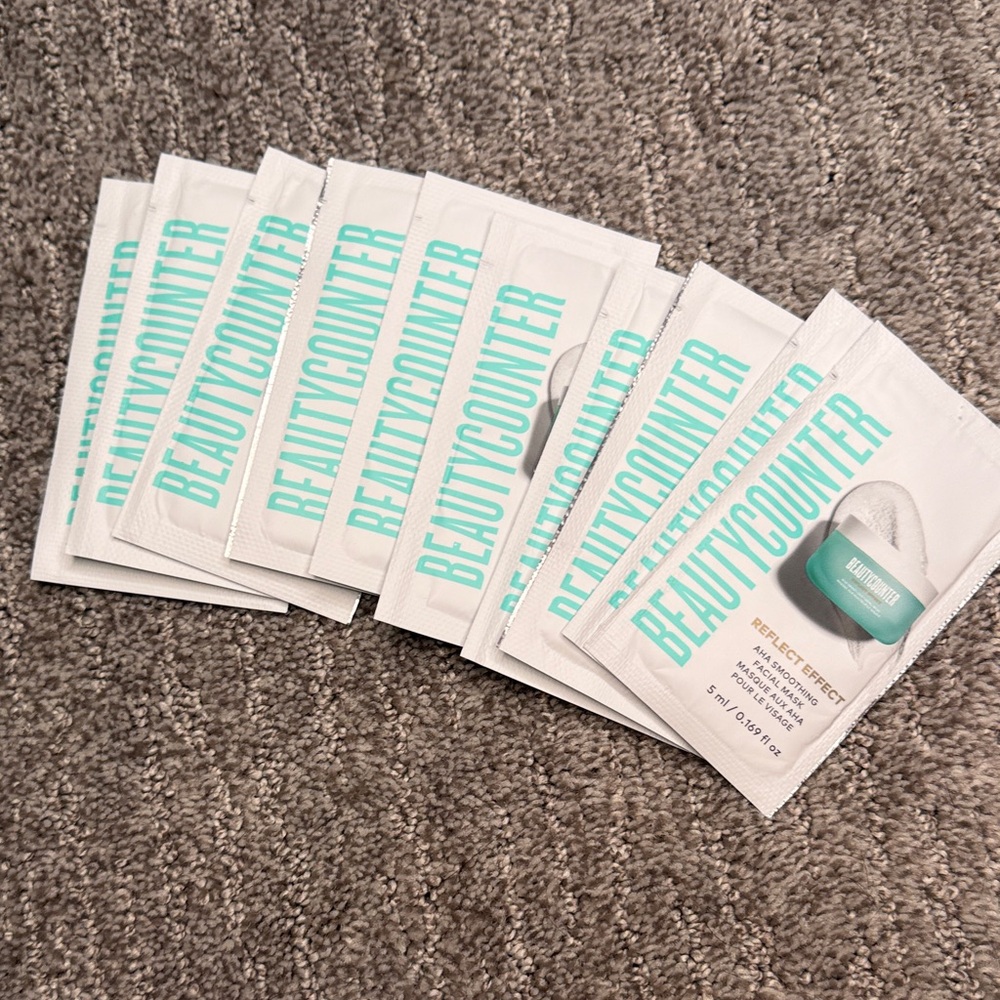 Beautycounter 10 sample face masks